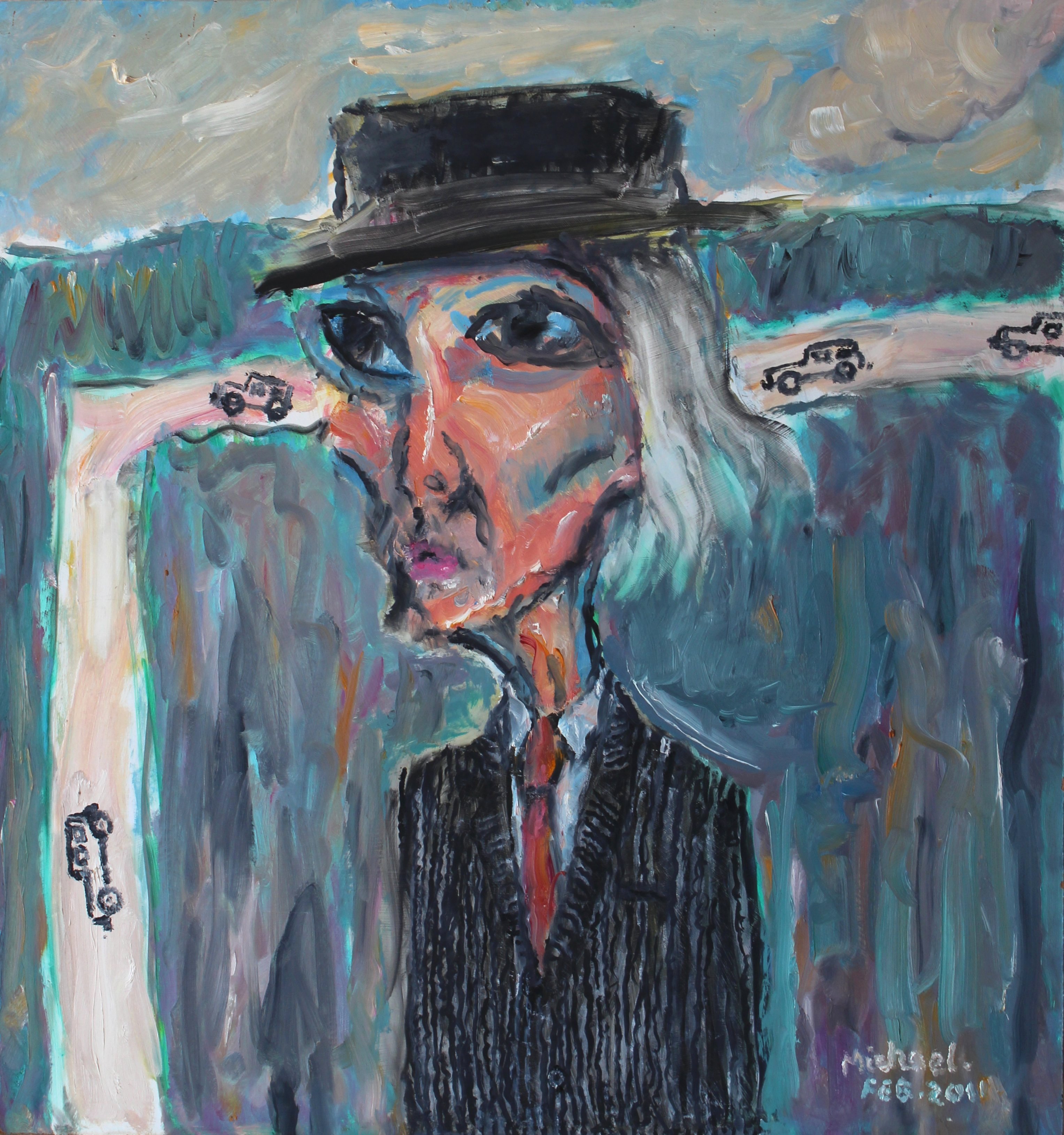 185 Michael Sarjeant - Michael and the road
